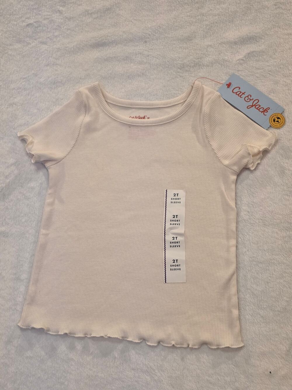 Cat & Jack Little Girls T-Shirt 2T NWT